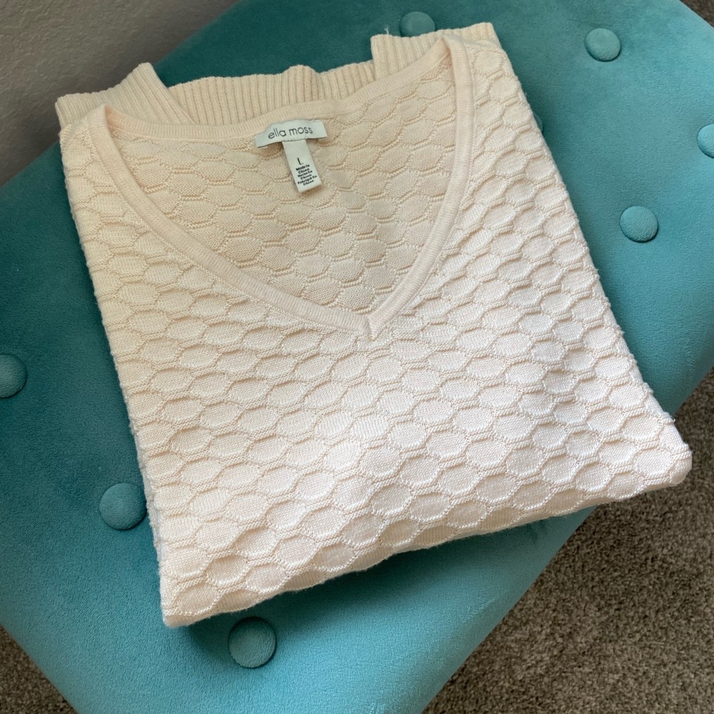Ella Moss Textured Women's Sweater New No Tags Large